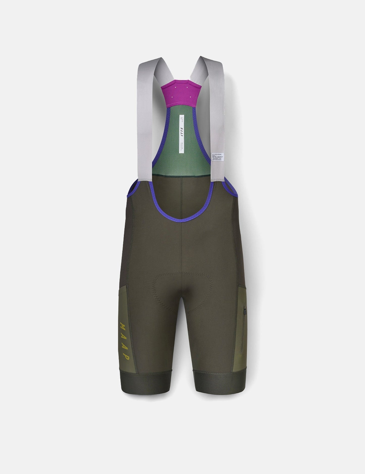 Alt_Road Cargo Bib Shorts - Burnt Olive Green