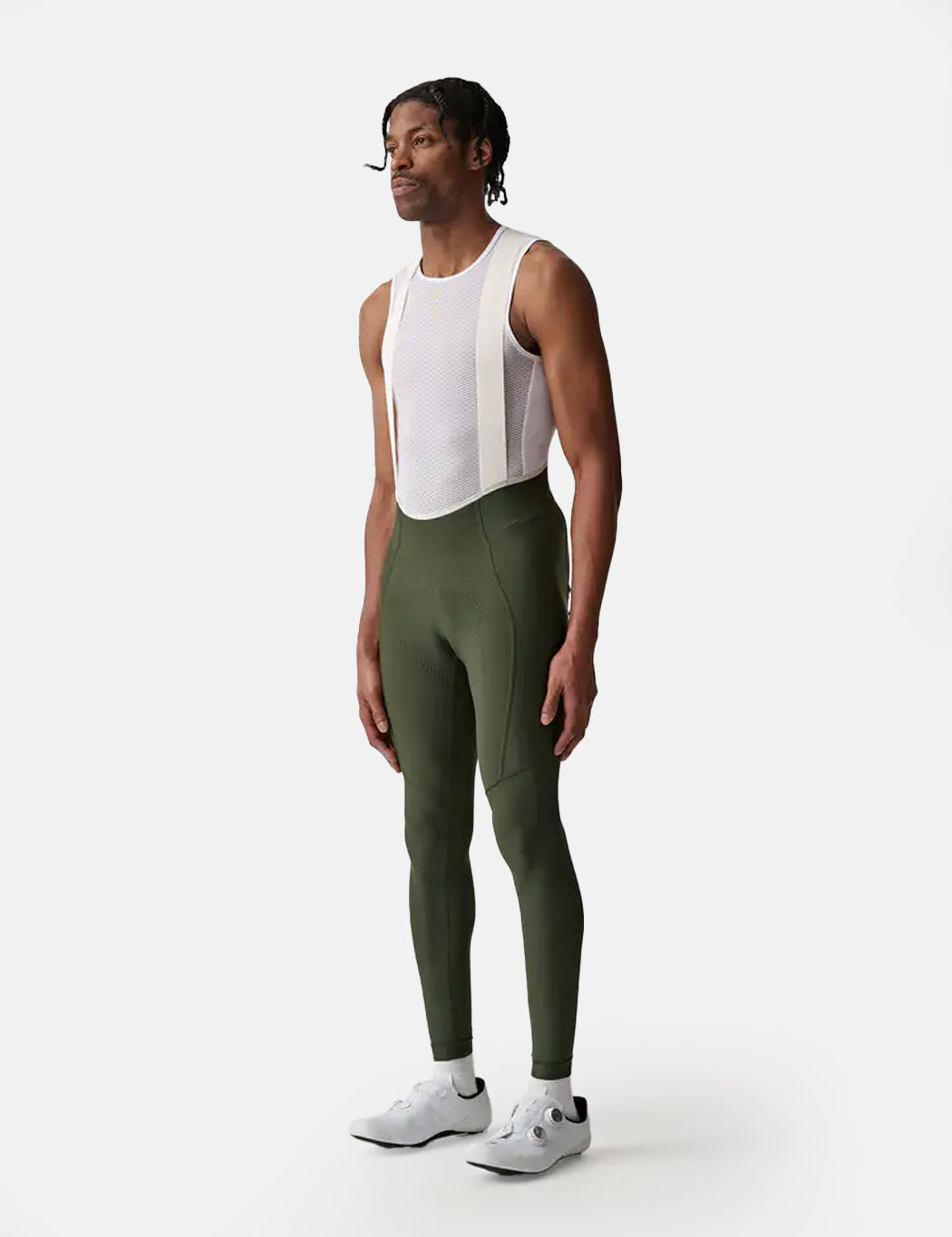 Team Bib Evo Tights - Bronze Green