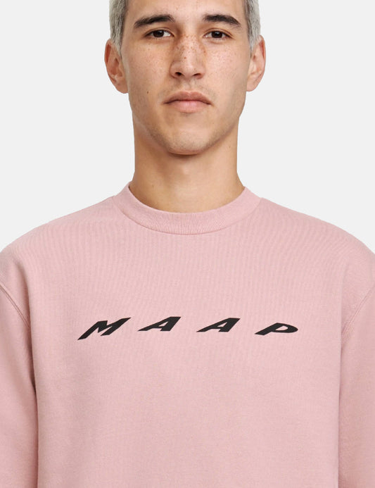 Evade Crew Sweatshirt - Chalk Pink