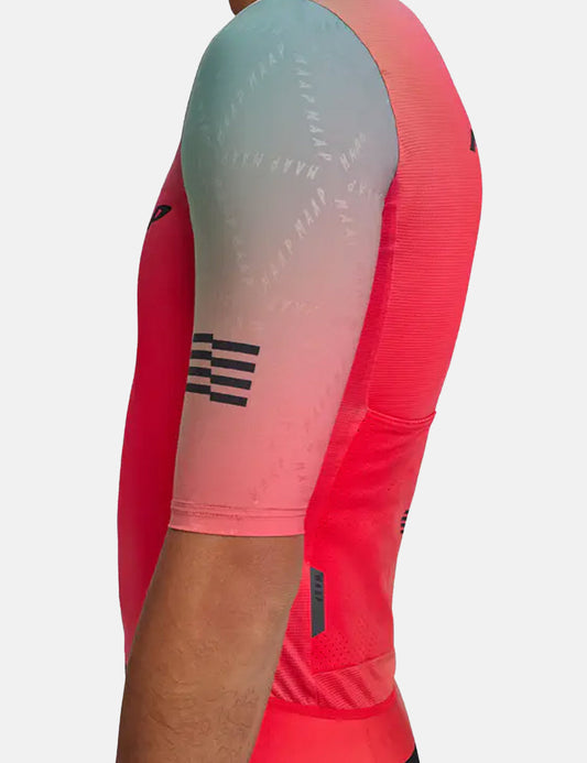 Blurred Out Pro Hex Jersey 2.0 - Red Mix