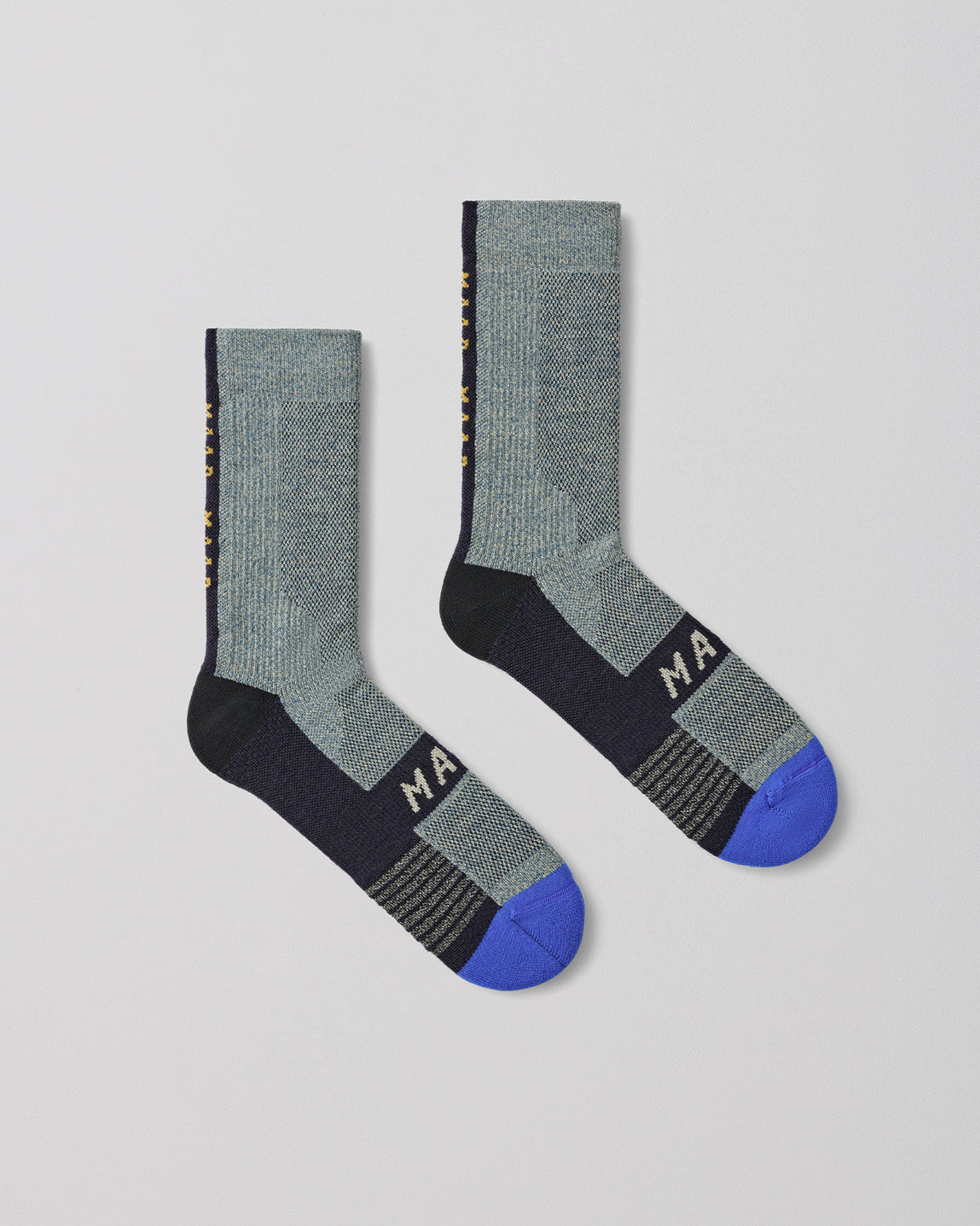 Alt_Road Merino Space Dye Sock - Bluestone