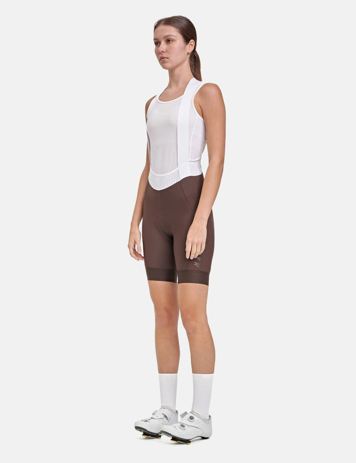 Cuissard à bretelles Team Evo Femme - Brun cub