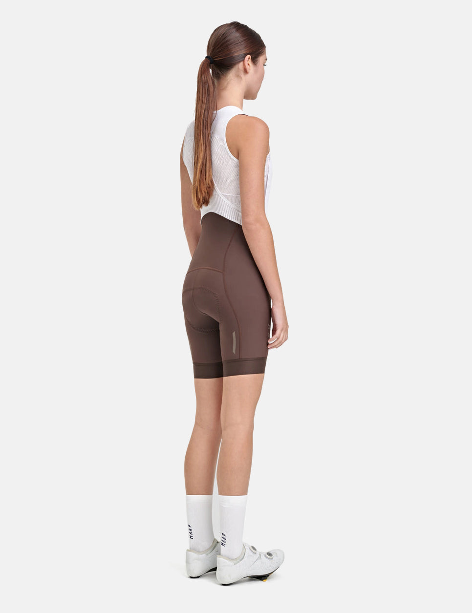 Cuissard à bretelles Team Evo Femme - Brun cub