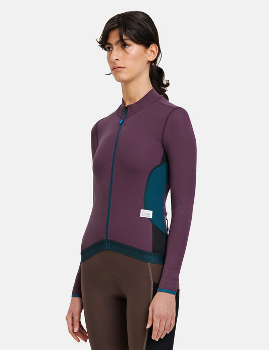 Women's Alt_Road Long Sleeve Jersey - Eggplant