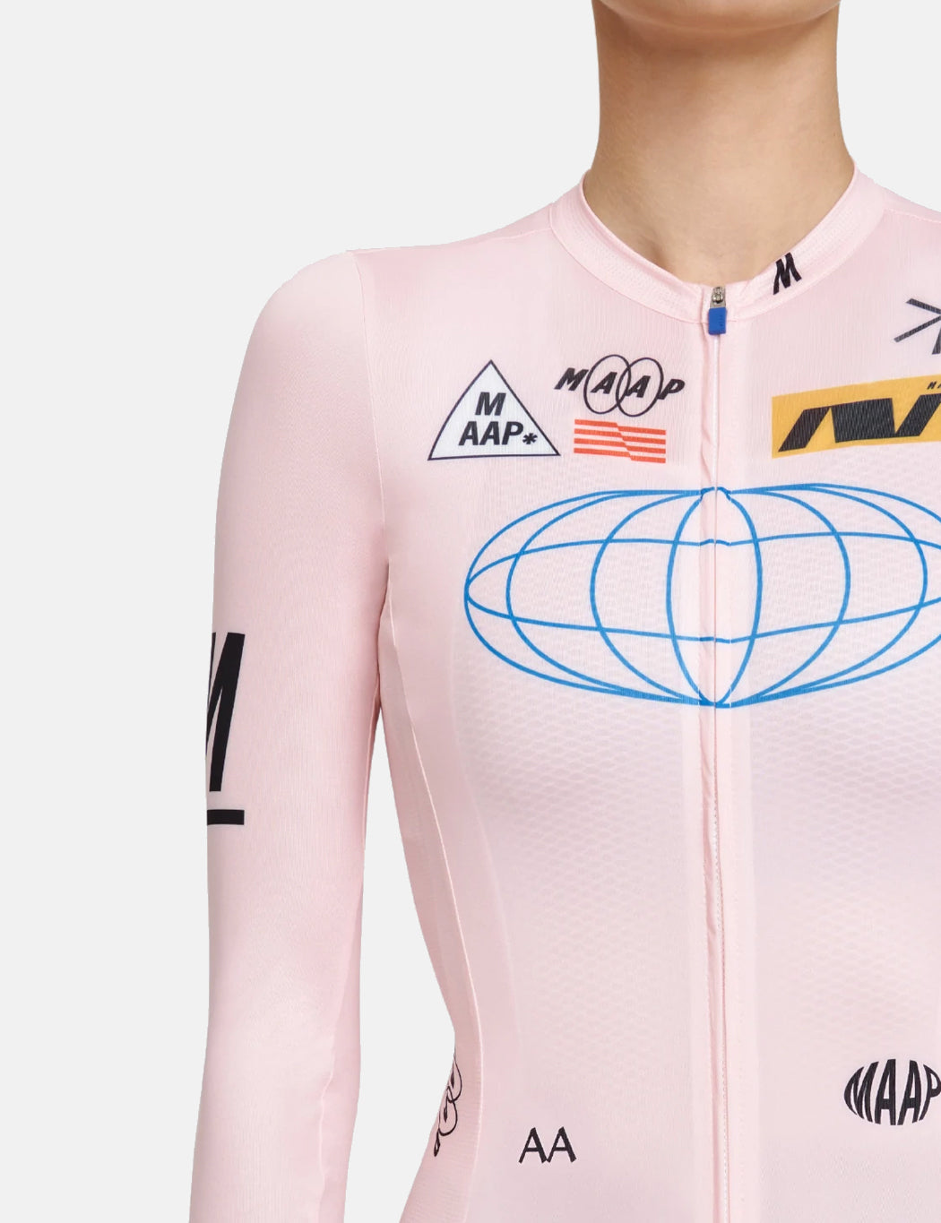 Women's Axis Pro Jersey Long Sleeve - Pale Pink