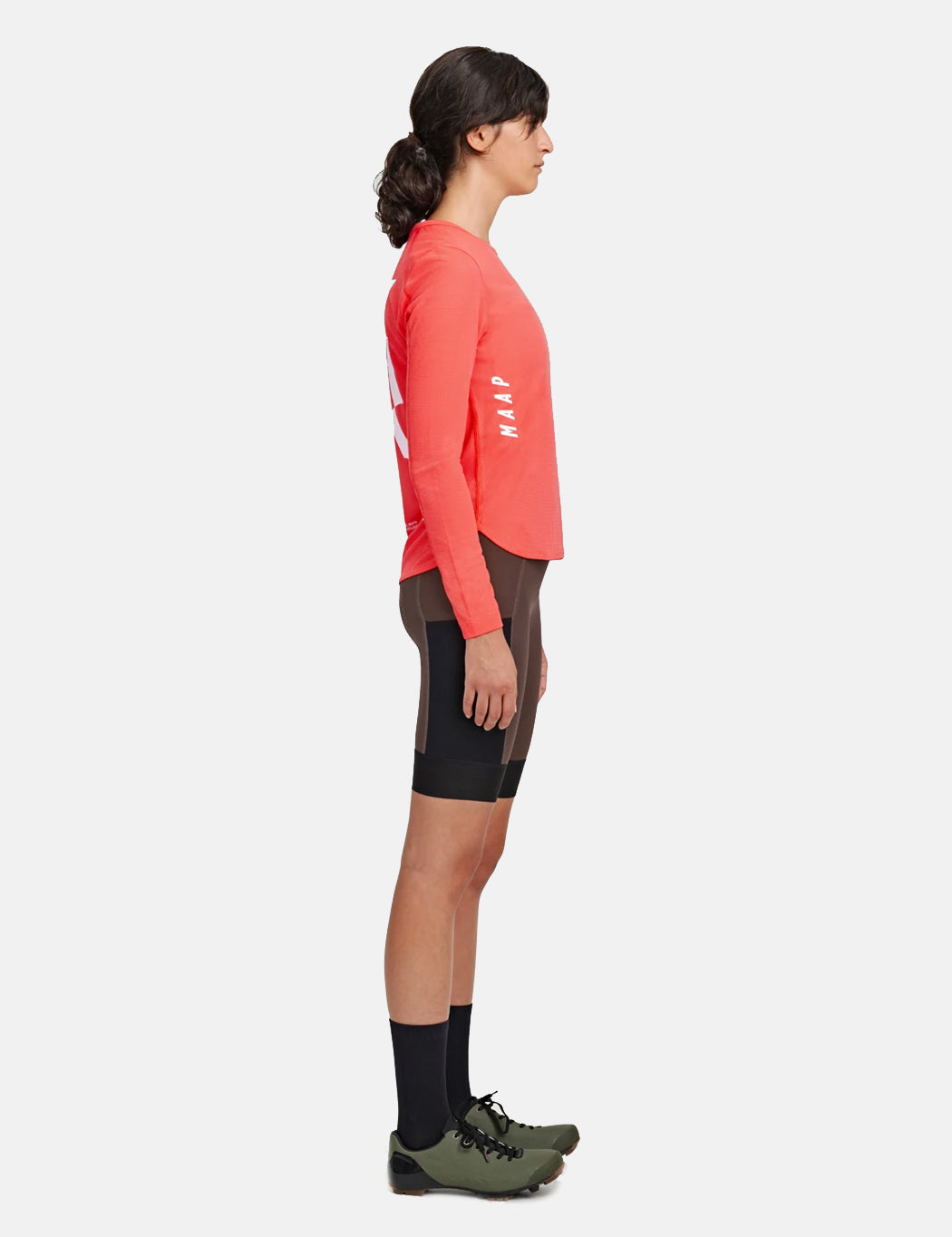 T-shirt à manches longues de vélo Alt_Road pour femmes - Lava