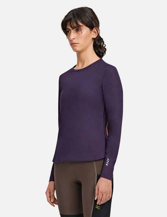Women's Alt_Road Ride Long Sleeve T-Shirt - Eggplant