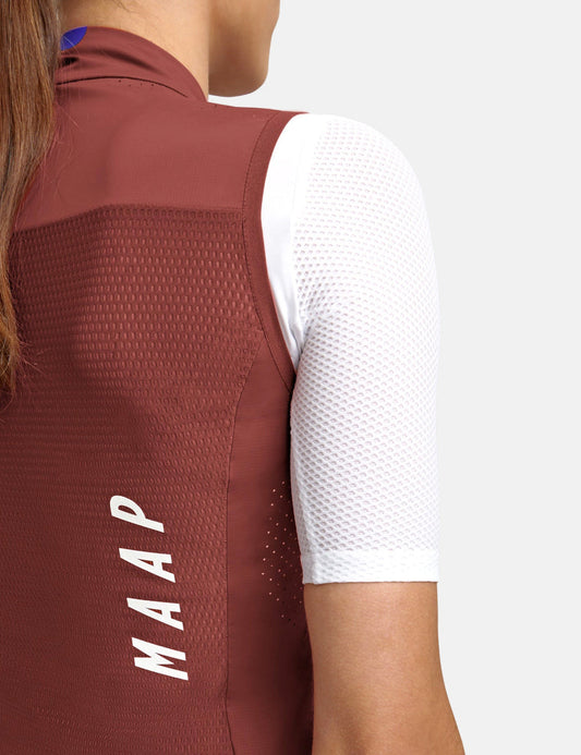 Women's Draft Team Vest - Henna Red