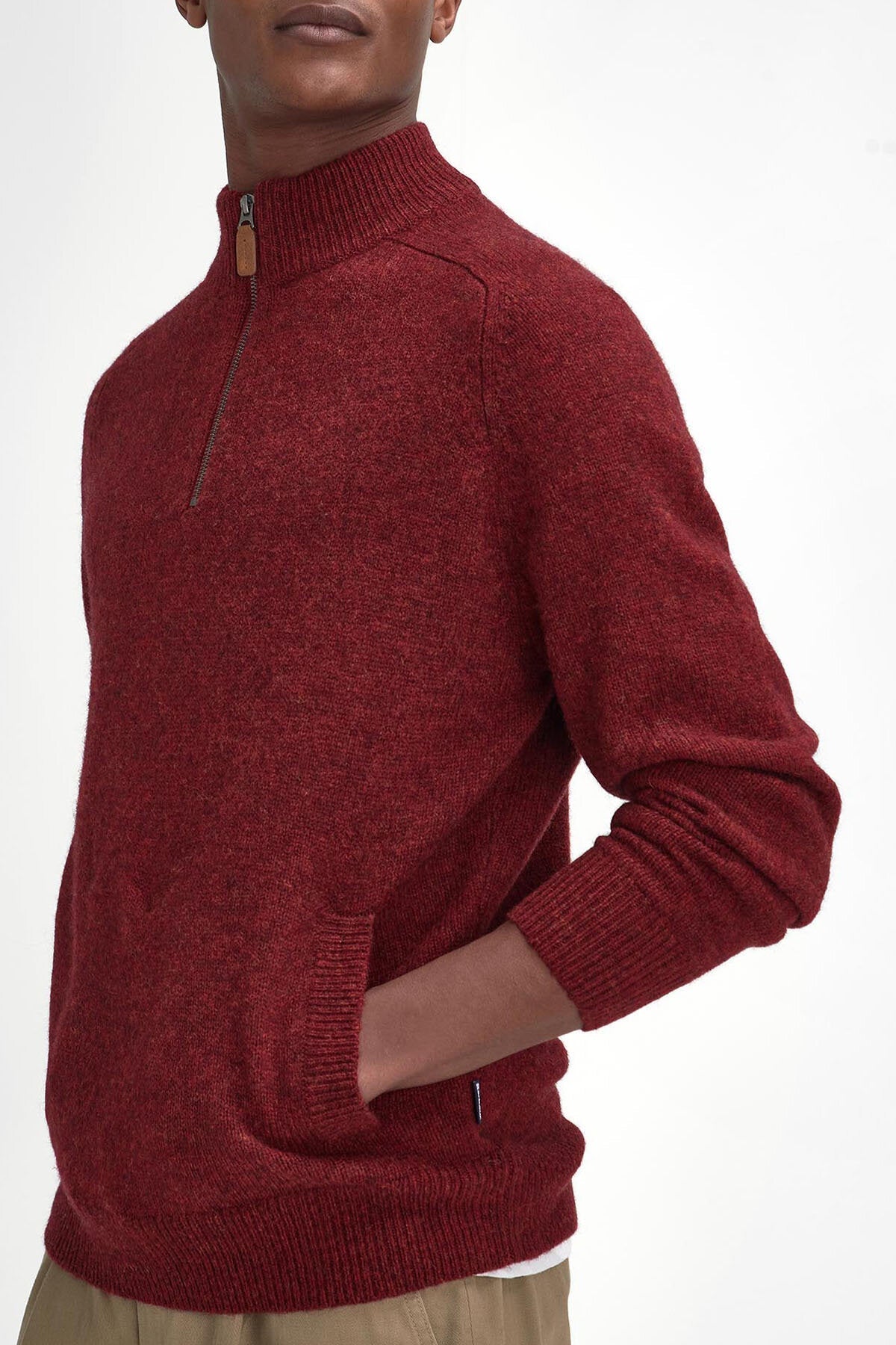 Talder Half-Zip Jumper - HIGHLAND RED