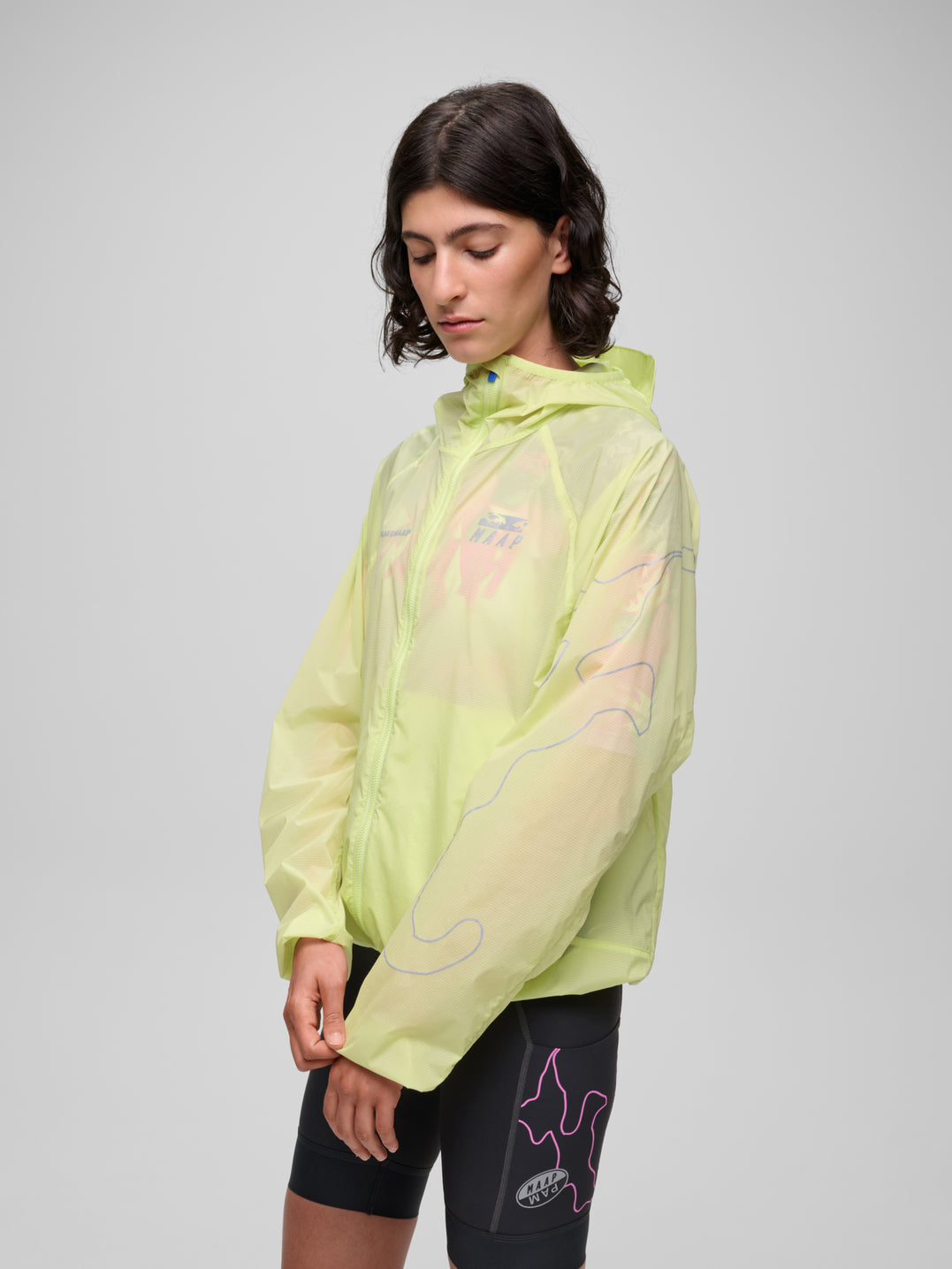 Wind Jacket - Glow Lime