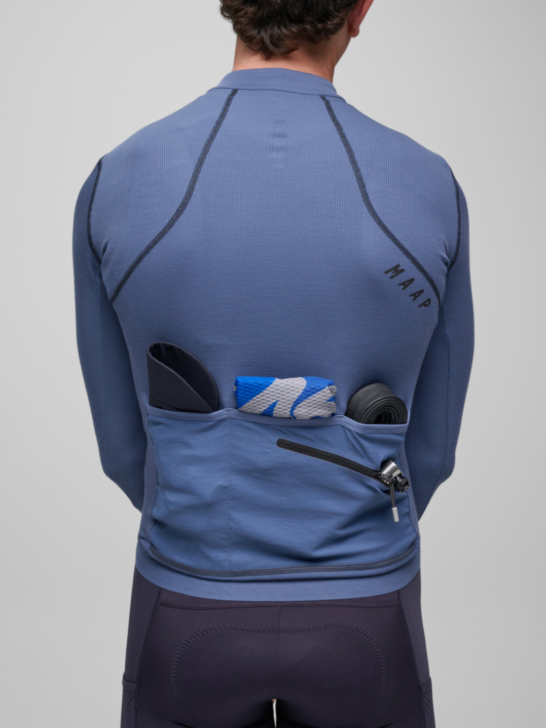 Alt_Road LS Jersey 2.0 - BIJOU BLUE