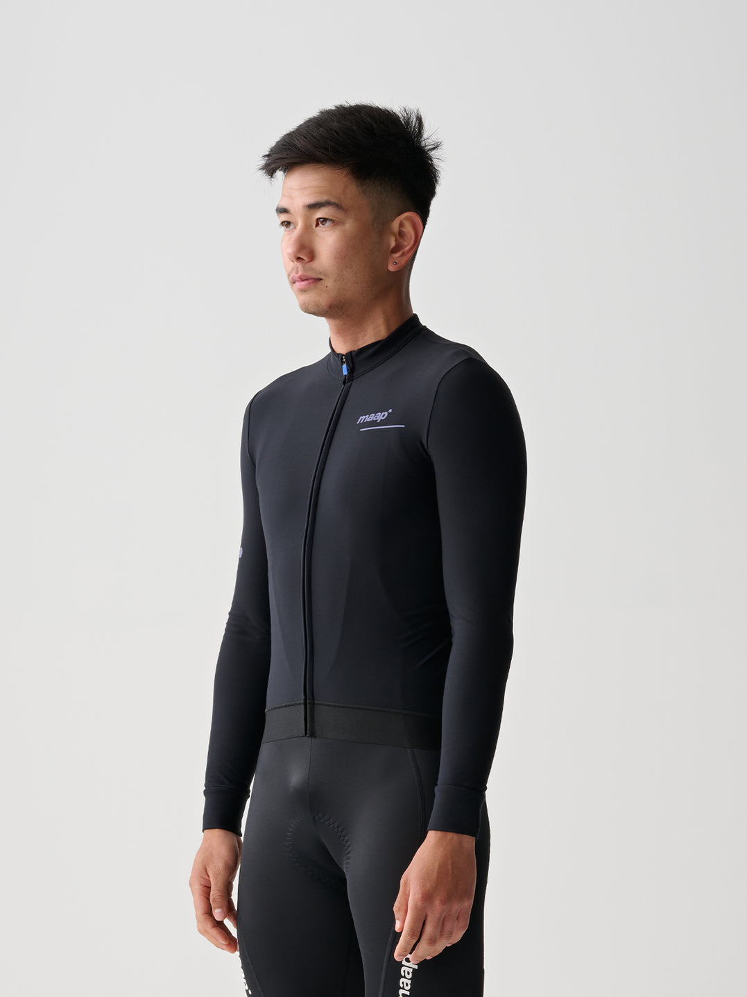 Training Thermal LS Jersey - Black/Lavender