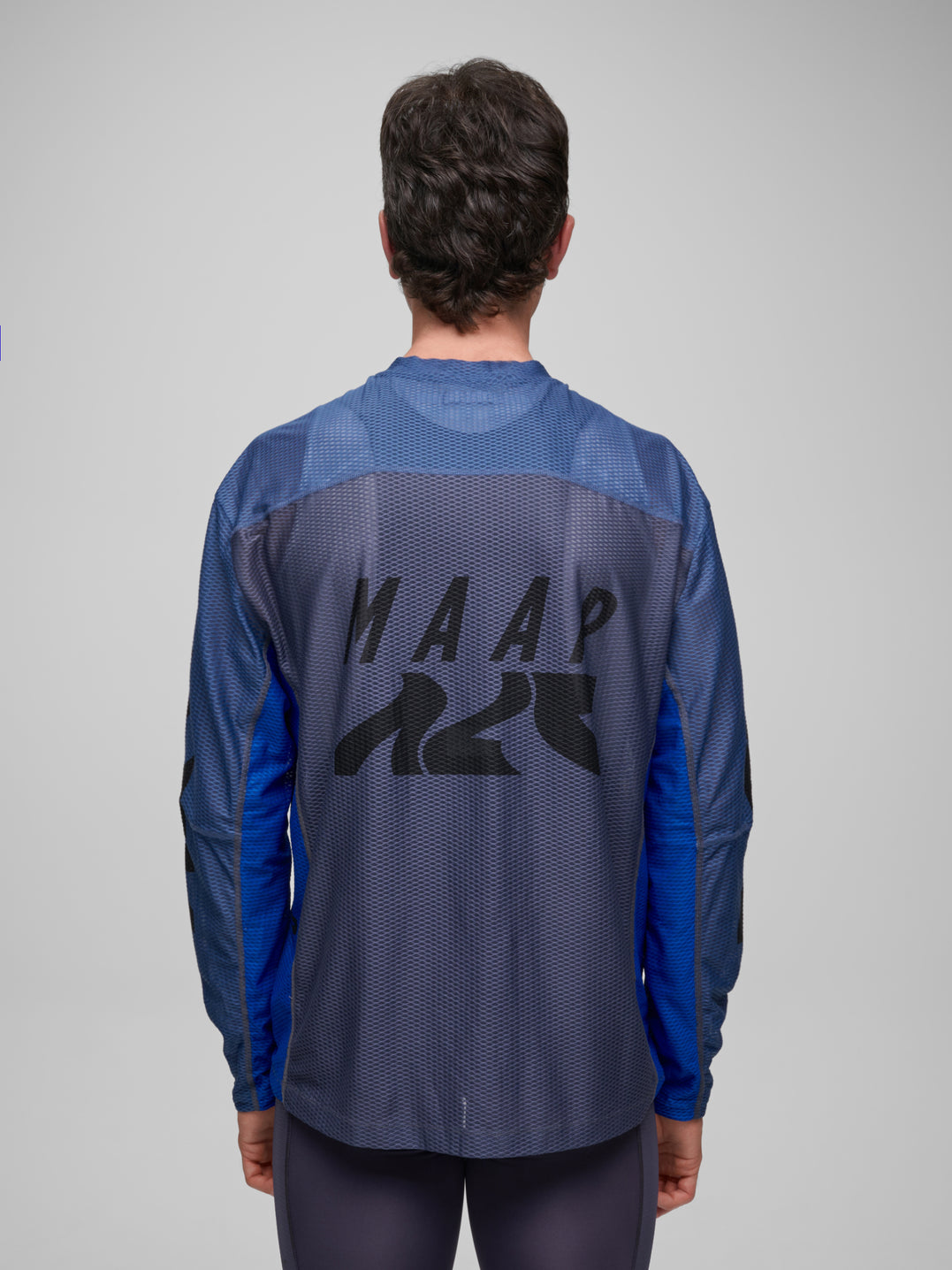 Alt_Road Air Mesh LS Tee - Mixed Blue