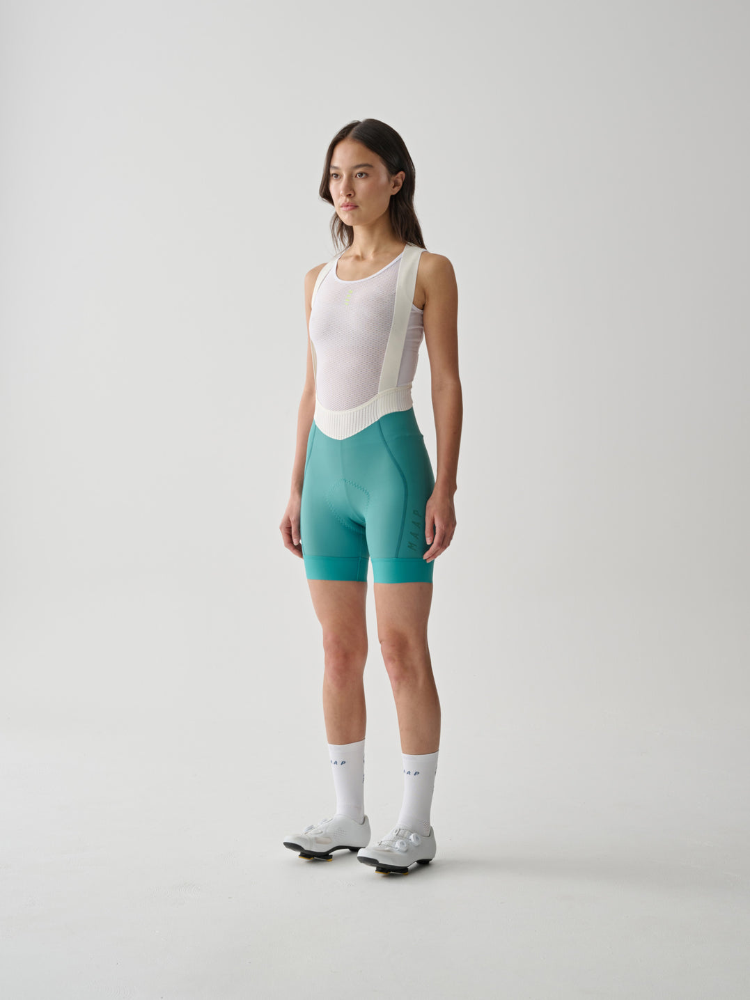 Women's Short Team Bib Evo - Deep Lagoon