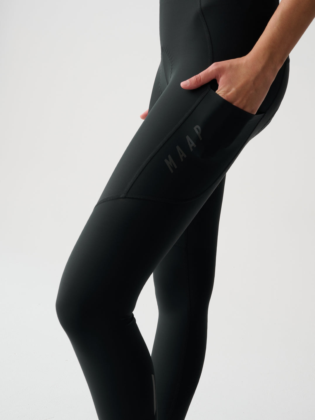 Women's Team Bib Evo Cargo Tights - Black/Black