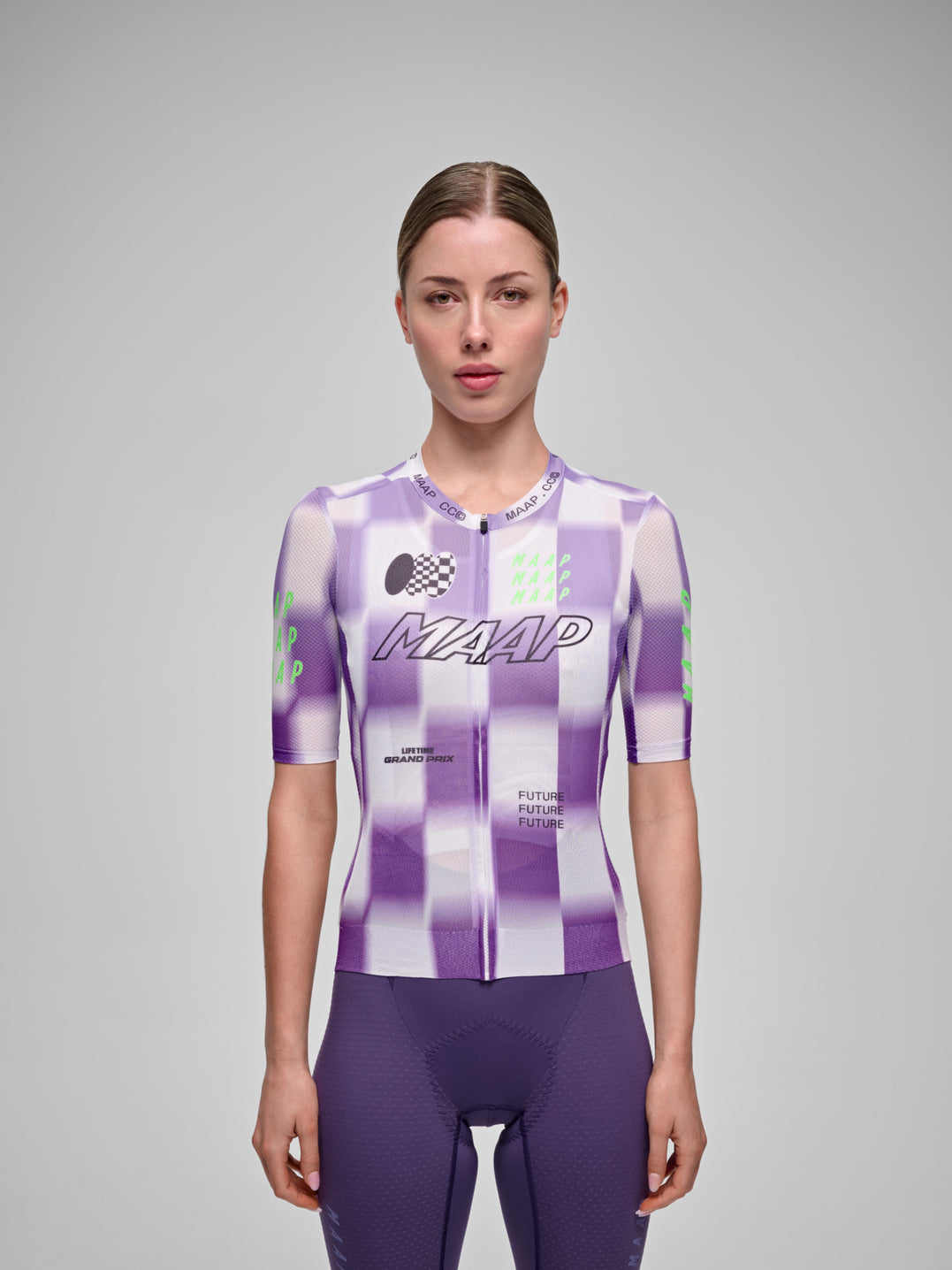 Women's Life Time Grand Prix Pro Air Jersey 3.0 - Violet/White