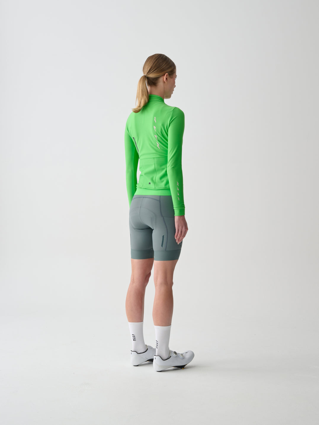 Women's Evade Thermal LS Jersey 2.0 - Limedrop