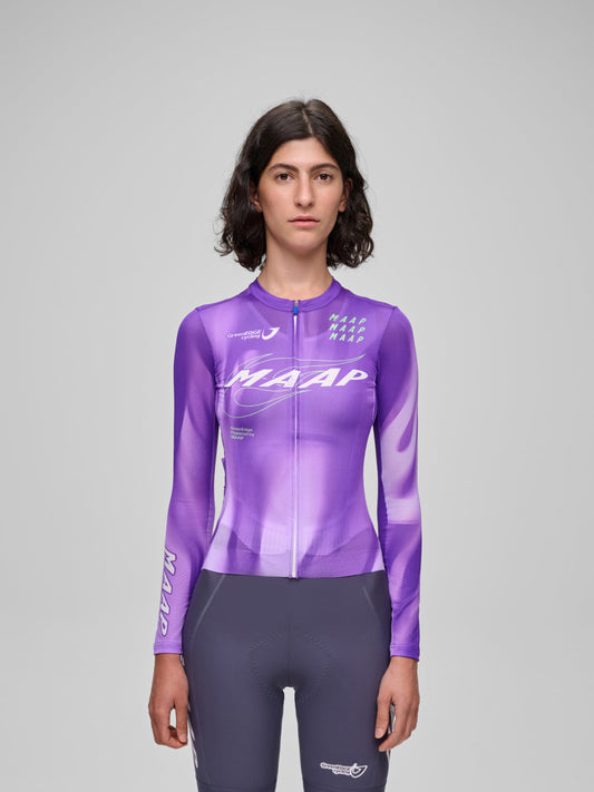 Women's WorldTour 26 Pro Air LS Jersey 3.0 - ELECTRIC PURPLE