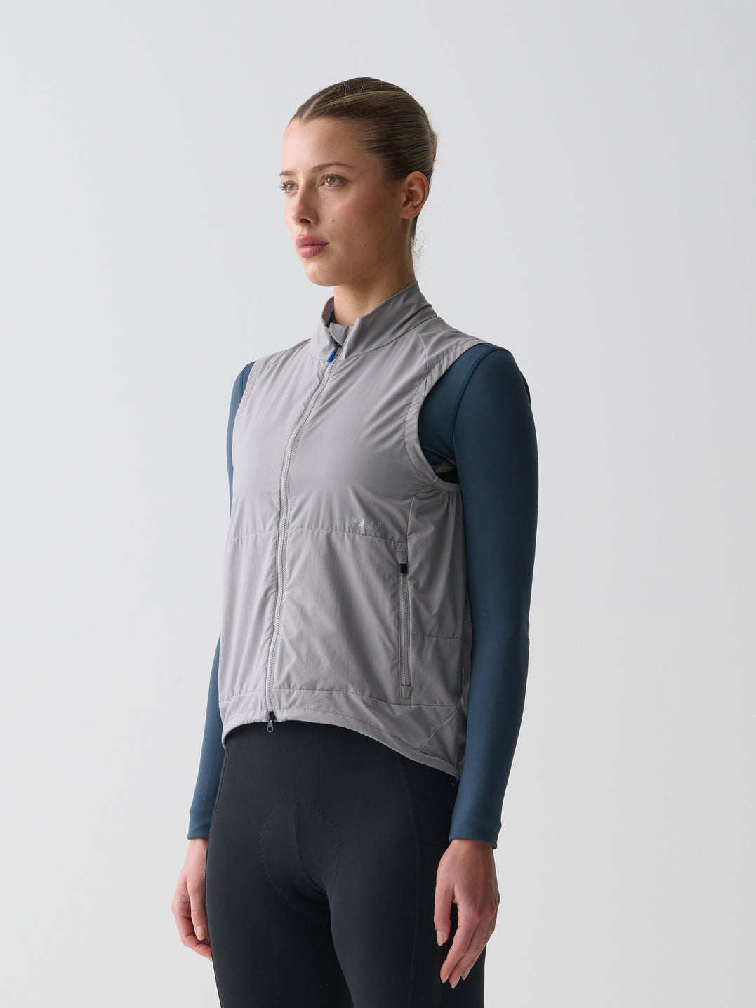 Women's Alt_Road Wind Vest - Zinc