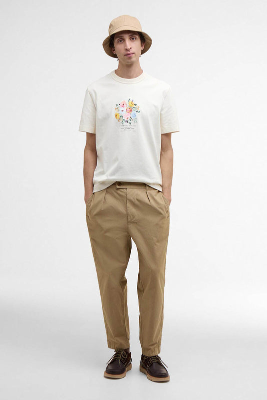 Floral T-Shirt - WHISPER WHITE