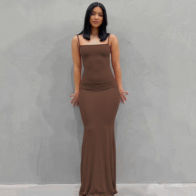 Langes Damen-Loungewear-Unterkleid