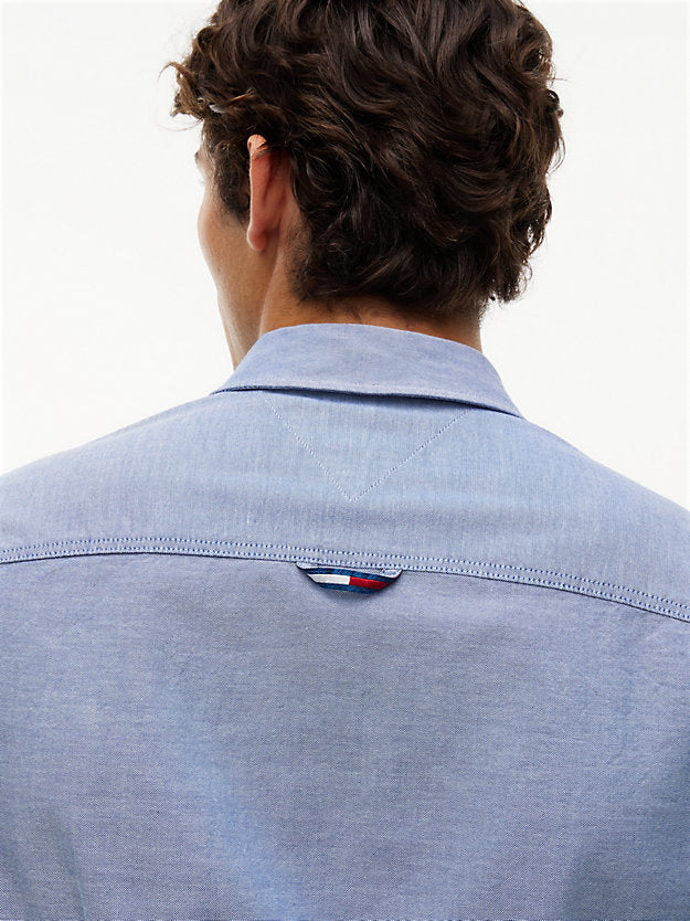 Stretch Oxford Cotton Slim Fit Shirt