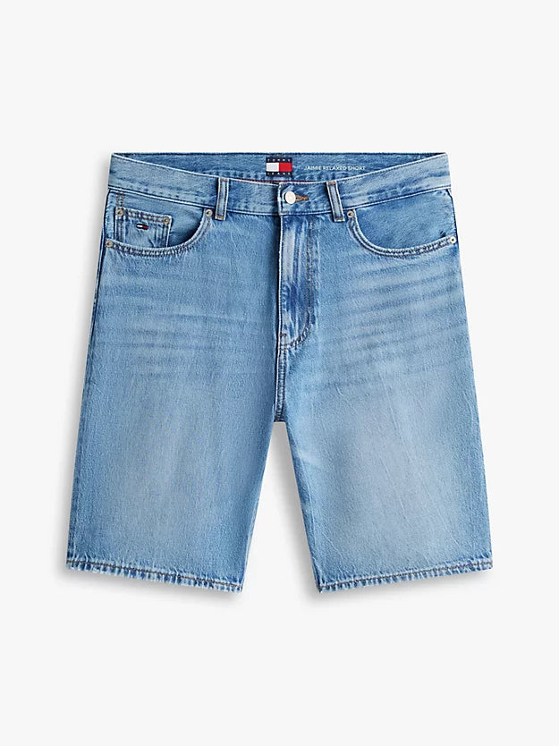 Jaimie Whiskered Relaxed Denim Shorts
