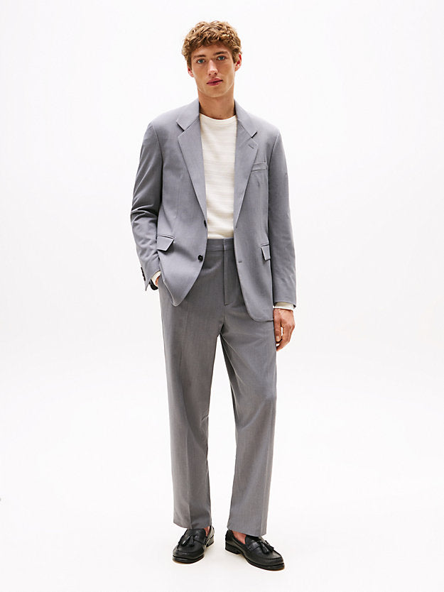 Twill Single Breasted Blazer WiWool