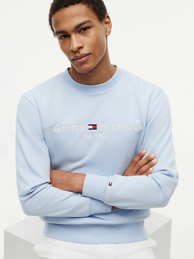 Logo Embroidery Fleece Sweatshirt