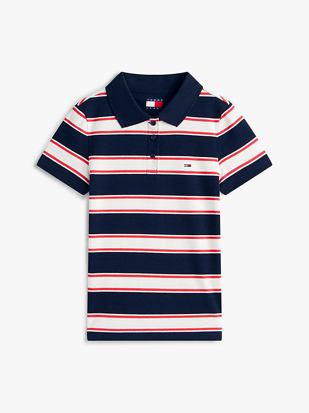 Slim Fit Ribbed Polo Shirt