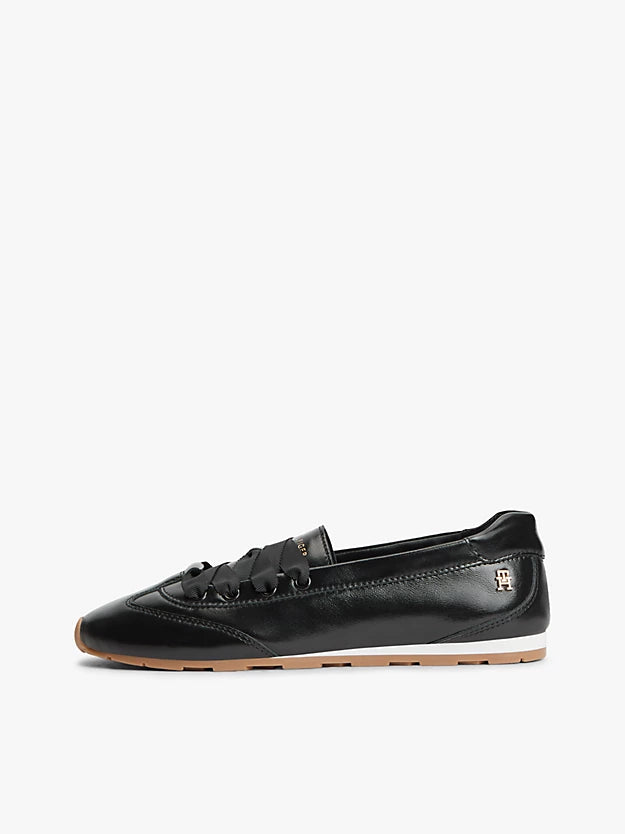 Monogram Leather Ballet Trainers