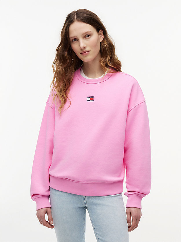 Badge Boxy Fleece Sweatshirt