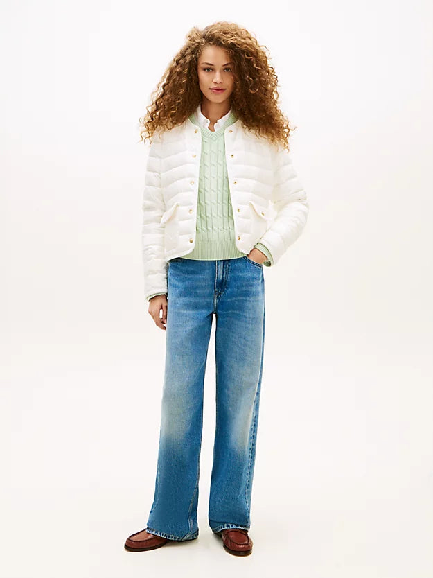 Water Repellent Lightweight Down Slim Jacket