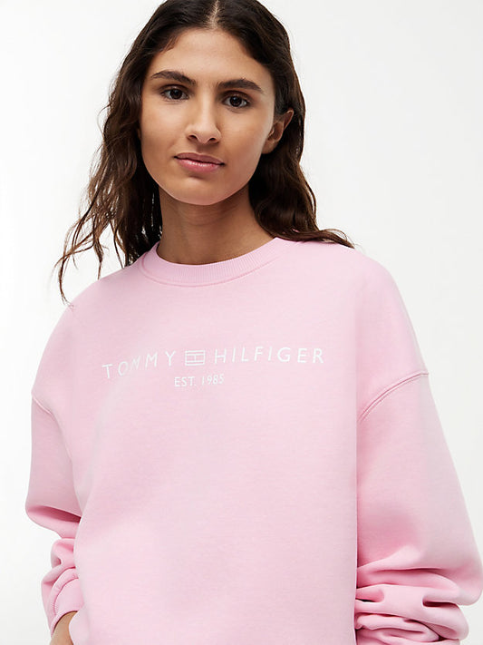 Logo Relaxed Fleece Sweatshirt