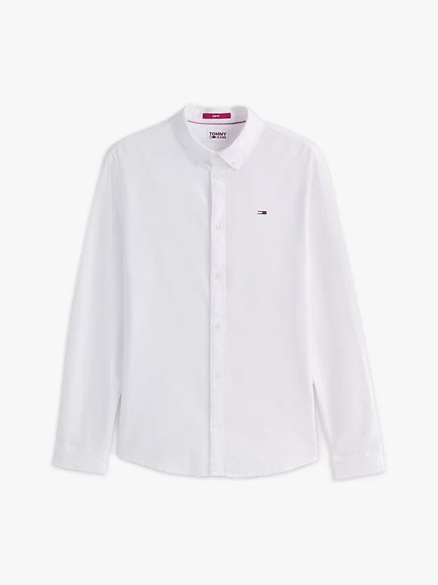 Stretch Oxford Cotton Slim Fit Shirt