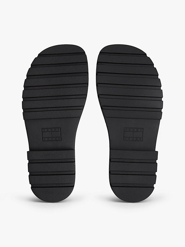 Chunky Cleat Double Buckle Sandals
