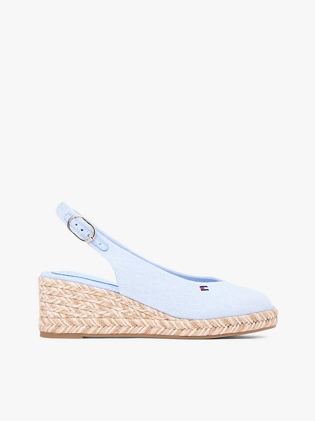 Hemp Slingback Wedge Espadrilles