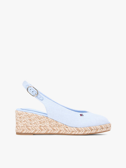 Hemp Slingback Wedge Espadrilles
