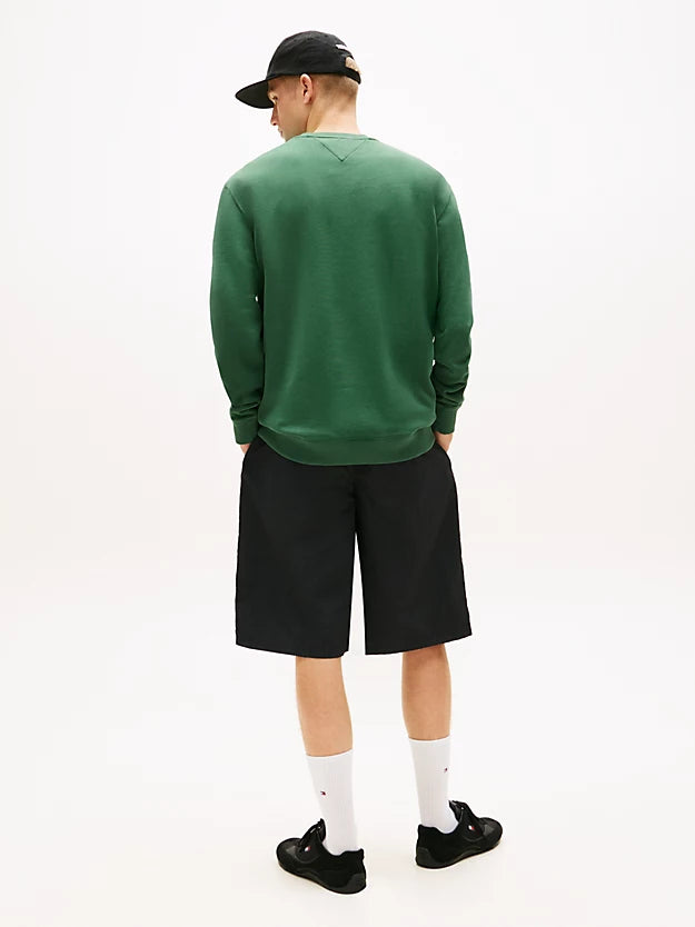 Graphic Terry Crew Neck Sweatshirt
