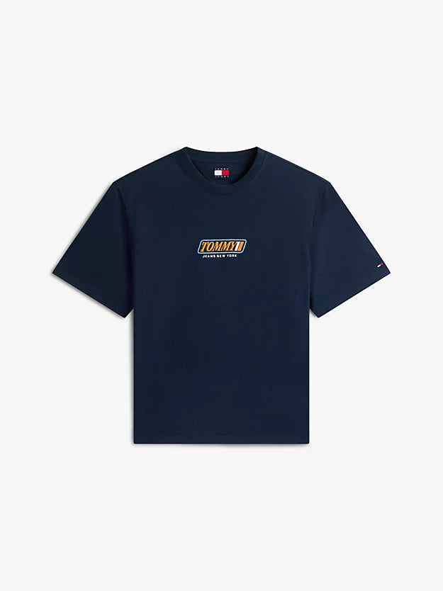 90s Logo Embroidery Jersey T-Shirt