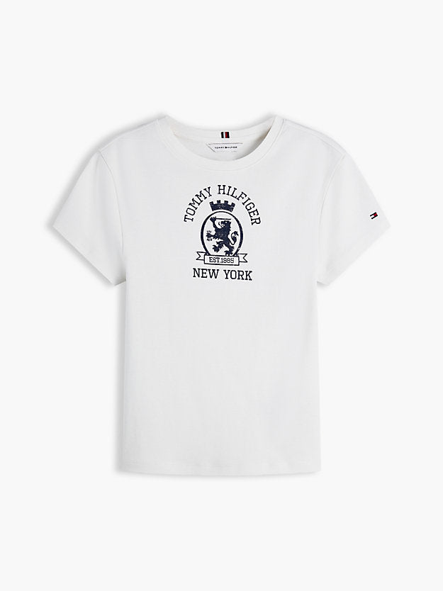 Washed Crest Slim T-Shirt