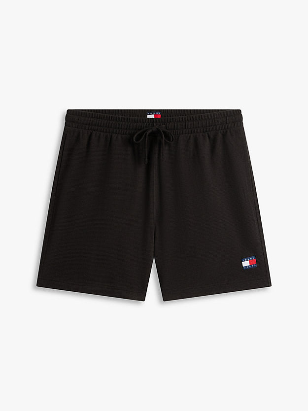 Logo Waffle Knit Sweat Shorts