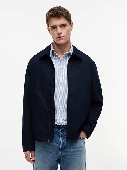 Lightweight Flag Embroidery Zip-Thru Ivy Jacket