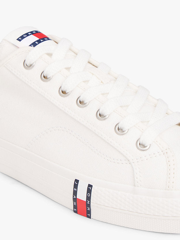 Archive Flag Stripe Canvas Trainers