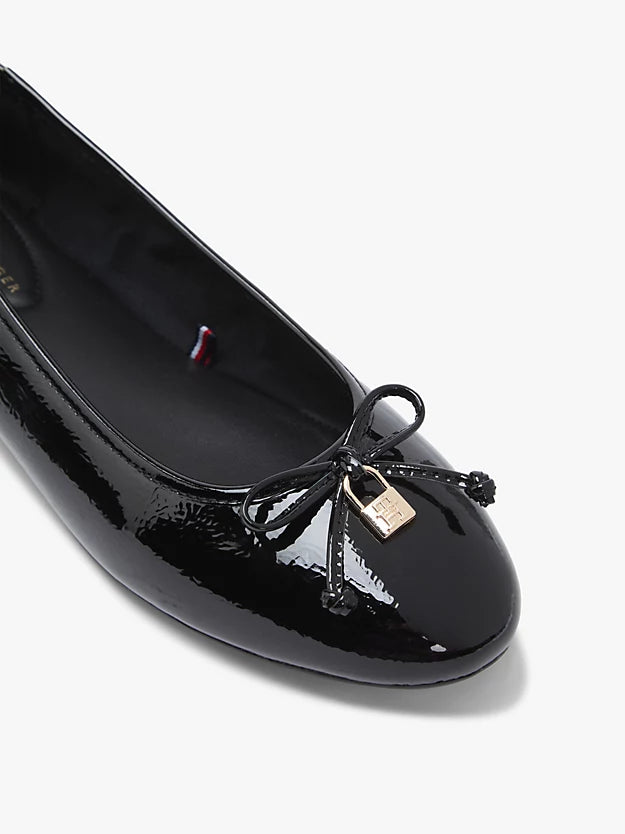 Patent Leather Monogram Ballerinas