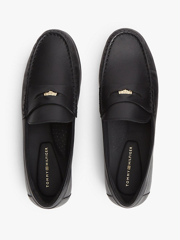 Monogram Leather Penny Loafers