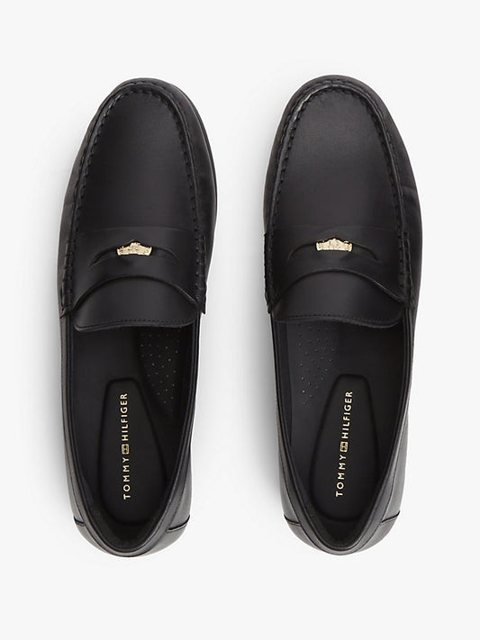 Monogram Leather Penny Loafers