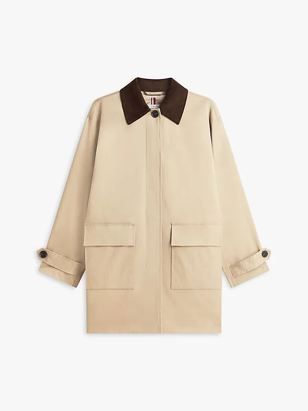 Water Repellent Twill 2-In-1 Coat