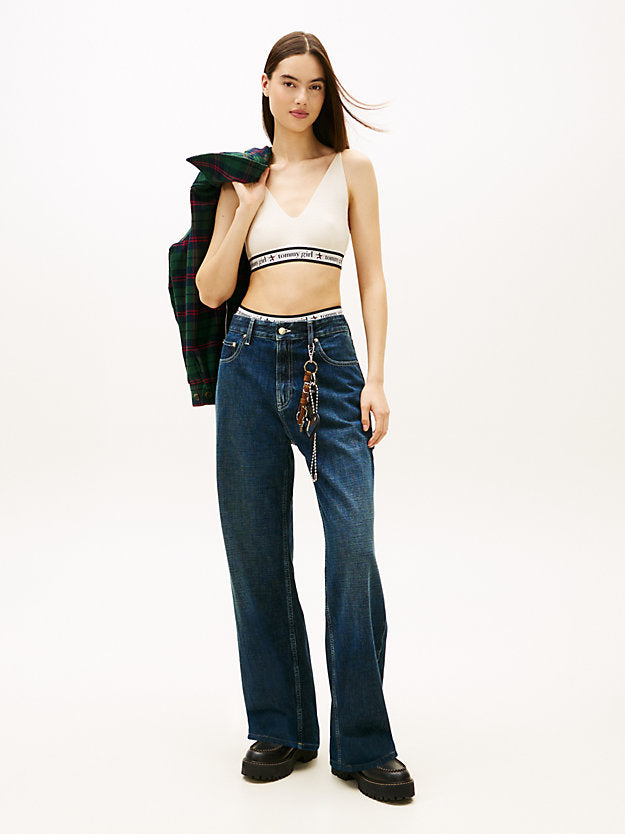 Girl Pure Wool Knit Bra Top
