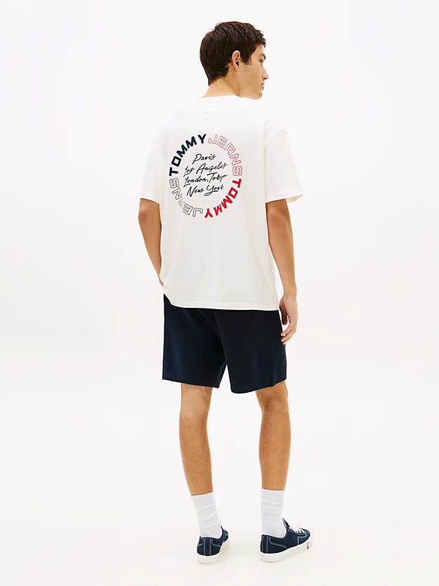 Circular Back Logo Relaxed T-Shirt